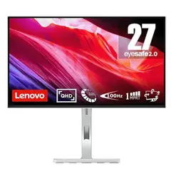 მონიტორი Lenovo L27q-4A  27" IPS 2560x1440 350 cd/m² 1ms 100Hz  3Wx2 speakers Cloud Grey  - Primestore.ge