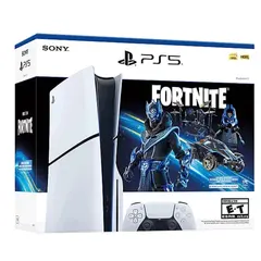 სათამაშო კონსოლი PlayStation 5 Slim Disc Version Fortnite Cobalt Star Bundle  - Primestore.ge