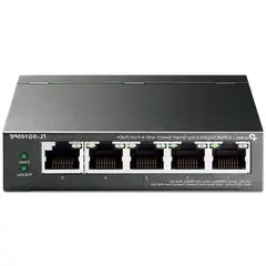 სვიჩი TP-Link TL-SG105PE, 5-Port Gigabit, PoE+ Switch, Black  - Primestore.ge