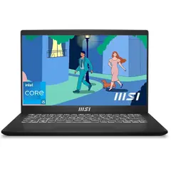 ნოუთბუქი MSI 9S7-14J112-1421 Modern 14 C13M, 14", i5-1335U, 16GB, 512GB SSD, Integrated, Black  - Primestore.ge