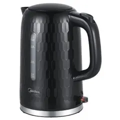 ელექტრო ჩაიდანი Midea MK-17D19A2-Black, 2200W, 1.7L, Electric Kettle, Black  - Primestore.ge