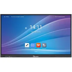 ინტერაქტიული ეკრანი, სმარტ ეკრანი Allscreen DW75HTV100 T Series, 75”, Android 12, RAM 4GB, 32GB, Smart Board, Black  - Primestore.ge