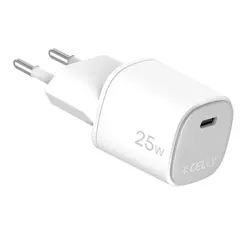 ადაპტერი Celly 25W GaN Wall charger White  - Primestore.ge