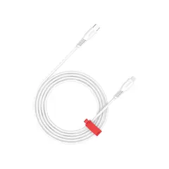 USB კაბელი Canyon USB-C to Lightning 30W Cable (1.2m) - White  - Primestore.ge