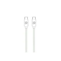 USB კაბელი Celly PD USB Type-C cable to USB Type-C (60 W) 1.5M Green  - Primestore.ge
