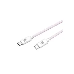 USB კაბელი Celly PD USB Type-C cable to USB Type-C (60 W) 1.5M Pink  - Primestore.ge