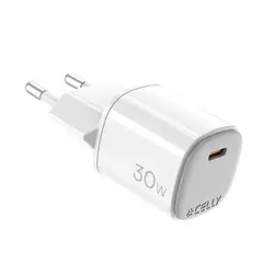 ადაპტერი Celly 35W GaN Wall charger White  - Primestore.ge