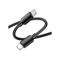 USB კაბელი Hoco X96 Hyper 100W fast charging Type-C to Type-C Cable 1m – Black  - Primestore.ge