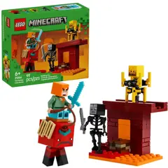 ლეგო LEGO Constructor Minecraft The Nether Lava Battle Set  - Primestore.ge