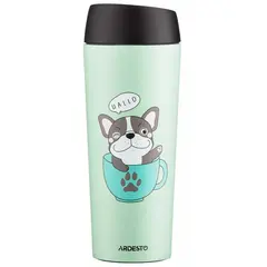 თერმოსი Ardesto AR2645DG Coffee time Frenchie, 450ml, Thermos, Green  - Primestore.ge