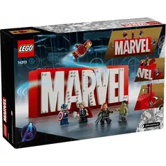 ლეგო LEGO Constructor Super Heroes MARVEL Logo & Minifigures  - Primestore.ge