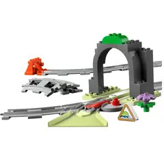 ლეგო LEGO Constructor DUPLO Town Train Tunnel and Tracks Expansion Set  - Primestore.ge