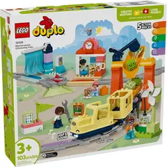 ლეგო LEGO Constructor DUPLO Town Big Interactive Community Train  - Primestore.ge