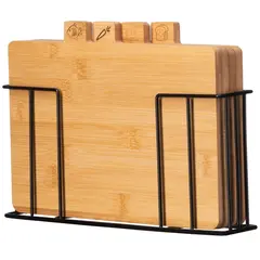 საჭრელი დაფა Ardesto AR1430BA Midori, 4pcs, Set Of Cutting Boards, Wood  - Primestore.ge