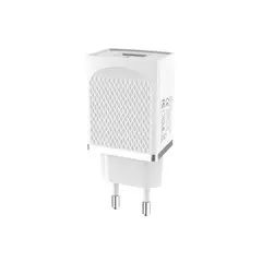 ადაპტერი Hoco C42A Vast power QC3.0 USB single port charger white  - Primestore.ge