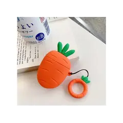 ყურსასმენის ქეისი Silicone Case for AirPods 2nd gen - Carrot  - Primestore.ge