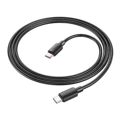 USB კაბელი Hoco X96 60W Hyper Fast Charge Type-C to Type-C 1m - Black  - Primestore.ge