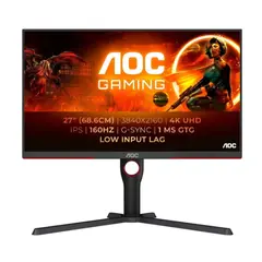 მონიტორი AOC U27G3X/BK 27" 4K UHD 160Hz 1ms 2xHDMI 2xDP  - Primestore.ge
