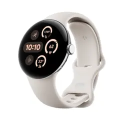 სმარტ საათი Google Pixel Watch 3 45mm Wi-Fi Polished Silver Aluminum Case with Porcelain Active Band  - Primestore.ge