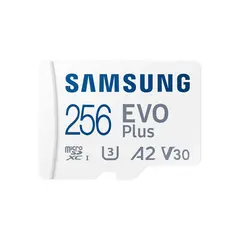 მეხსიერების ბარათი Samsung EVO Plus A2 V30 MicroSDXC UHS-I 256GB MB-MC256SA  - Primestore.ge
