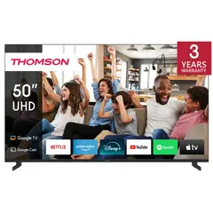 ტელევიზორი Thomson 50UG4S14 LED, 50", 4K UHD, Smart TV, HDMI, USB, LAN, WIFI, BT, Black  - Primestore.ge