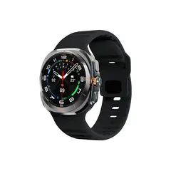 სმარტ საათის სამაჯური TVC Samsung Galaxy Watch Ultra 47mm Silicone Watch Band Breathable Sport Watch Strap - Black  - Primestore.ge