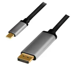 კაბელი Logilink CUA0100 USB-C to DisplayPort 4K/60Hz Cable Adapter 1.8m  - Primestore.ge