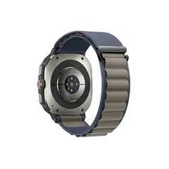 სმარტ საათის სამაჯური TVC Samsung Galaxy Watch Ultra 47mm Nylon Watch Strap G Hook Wristband - Blue  - Primestore.ge