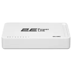 სვიჩი 2E 2E-SG108C PowerLink, 8-Port Gigabit, Switch, White  - Primestore.ge