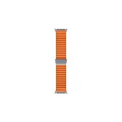 სმარტ საათის სამაჯური TVC Apple Watch Series 10 42mm / 9 8 7 41mm / SE (2023) SE (2022) SE 6 5 4 40mm / 3 2 1 38mm Wavy Texture Nylon Strap - Orange  - Primestore.ge