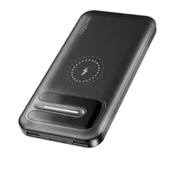 პორტატული დამტენი Logilink PA0343RF Powerbank 10.000 mAh wireless charging + 2xUSB-A/1xUSB-C Black  - Primestore.ge