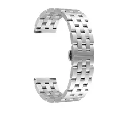 სმარტ საათის სამაჯური For Samsung Galaxy Watch 42mm Stainless Steel Watch Band Wrist Strap - Silver  - Primestore.ge