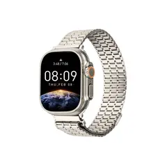 სმარტ საათის სამაჯური TVC LEMONDA Magnetic Strap For Apple Watch Series 10 Ultra 9 8 7 SE 6 5 4 3 2 1 46mm 49mm 45mm 44mm 42mm Metal Watch Band - Starlight  - Primestore.ge