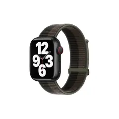 სმარტ საათის სამაჯური TVC KALEBOL Nylon Watch Band for Apple Watch Series 10 Ultra 9 8 7 SE 6 5 4 3 2 1 46mm 49mm 45mm 44mm 42mm Wrist Strap - Storm Black  - Primestore.ge