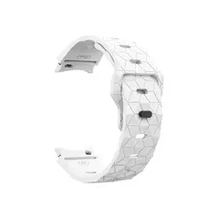სმარტ საათის სამაჯური For Samsung Galaxy KLB-ZQWFKGJ-001 Silicone Watch Strap Band - White  - Primestore.ge