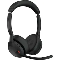 ყურსასმენი Jabra 25599-999-899 Evolve2 55, Headset, Wireless, Bluetooth, Type-C, Black  - Primestore.ge