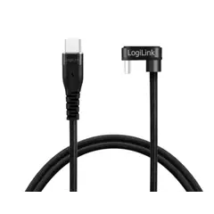კაბელი Logilink CU0190 USB Type-C Gaming Cable with U-Shaped Plug 1m 60w  - Primestore.ge