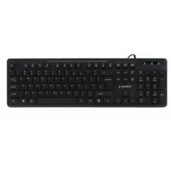 კლავიატურა Gembird KB-MCH-04 Multimedia keyboard USB Black  - Primestore.ge
