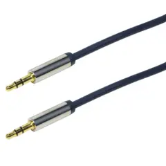 აუდიო კაბელი Logilink CA10150 Audio cable 3.5 mm to 3.5 mm blue 1.5 m  - Primestore.ge