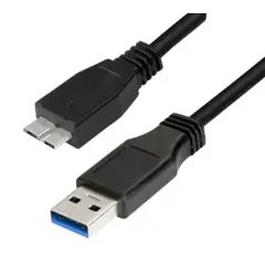 კაბელი Logilink CU0026 USB-A/M to Micro-USB/M cable Black 1m  - Primestore.ge