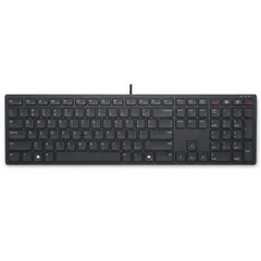 კლავიატურა Dell 580-BBTF KB525C, Wired, USB-C, Keyboard, Black  - Primestore.ge