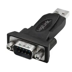 ადაპტერი Logilink AU0002F USB 2.0 to DB9/M (RS232) Adapter Black  - Primestore.ge