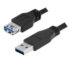 კაბელი Logilink CU0041 USB Cable USB 3.0 AM to AF black 1M  - Primestore.ge