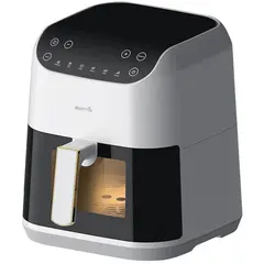აეროგრილი Deerma DEM-KZ130W, 1300W, 5.5L, Air Fryer, White/Black  - Primestore.ge
