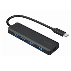 USB ჰაბი Gembird UHB-CM-U3P4P-01 4-port USB 3.1 Type-C Hub  - Primestore.ge