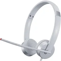 ყურსასმენი Lenovo GXD1E71386 100 Stereo Analog, Headset, Wired, 3.5mm, Silver  - Primestore.ge