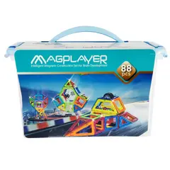 მაგნიტური კონსტრუქტორი Magplayer magnetic constructor MPT 88psc  - Primestore.ge