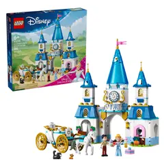 ლეგო LEGO Constructor Disney Princess Cinderella's Castle & Horse Carriage  - Primestore.ge
