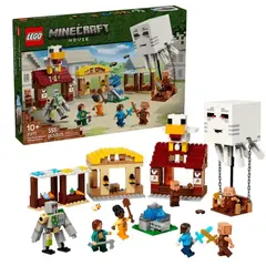 ლეგო LEGO Constructor Minecraft The Ghast Balloon Village Attack  - Primestore.ge