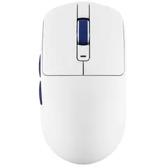 მაუსი Royal Kludge RK M30 Gaming Mouse Wireless, 2.4GHz, Bluetooth, USB White Blue  - Primestore.ge